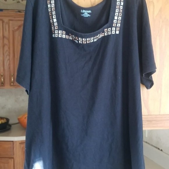 LIZ  &  ME WOMENS TOP BLOUSE SIZE  3X  26/28W - Picture 2 of 12